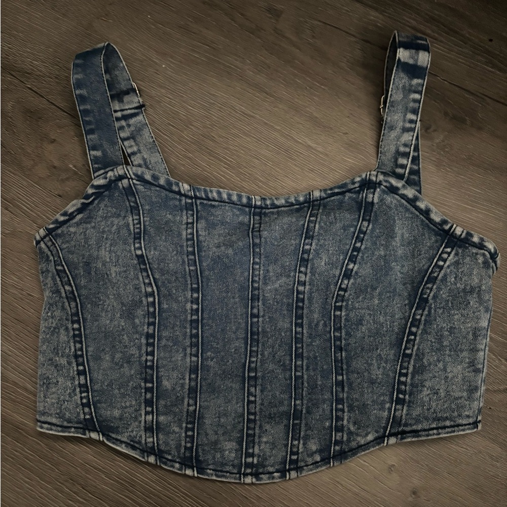 Denim Blue Women's Top